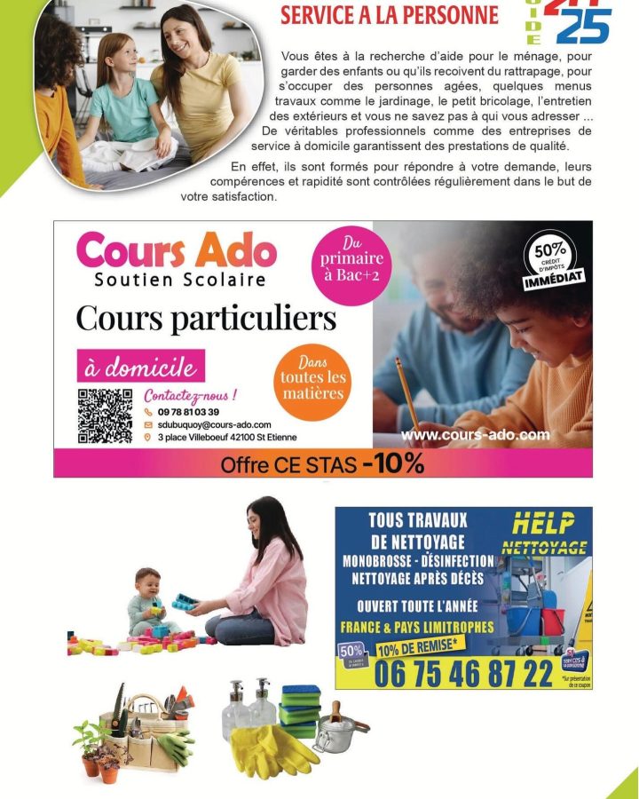 Cours Ado référencé dans le Guide du Comité d’entreprise la STAS