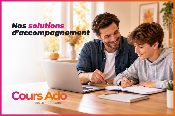 Nos solutions d’accompagnement scolaire
